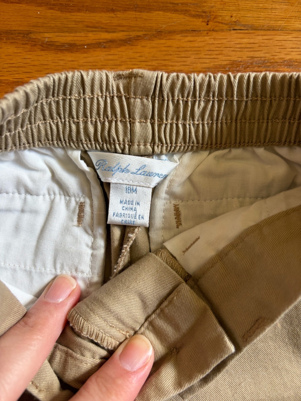 Ralph Lauren Polo kids size 18m Khaki Straight-Leg pants - Picture 4 of 4